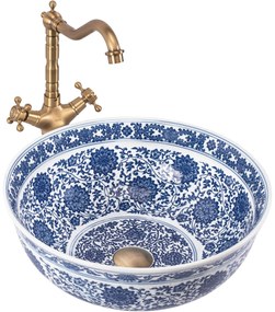 Rea Bella, umývadlo na dosku 420x420x170 mm, viacfarebné, REA-U7503