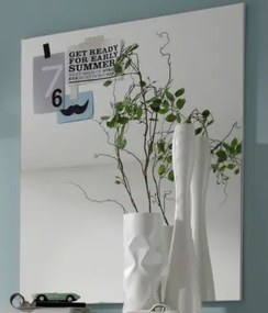 Nástenné zrkadlo Spice, biele%