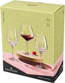 Crystalex poháre na víno TURBULENCE 350 ml 2 ks