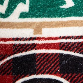 Kúpeľňový koberček ARCO s vianočným vzorom 703928