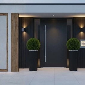 PLASTOVÝ KVETINÁČ URBANIKA ECO 75X41 CM ANTRACITOVÁ