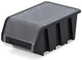 Úložný box uzatvárateľný 49 × 29,8 × 21 cm, čierna