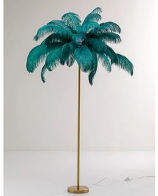 Feather Palm stojaca lampa zelená 165 cm