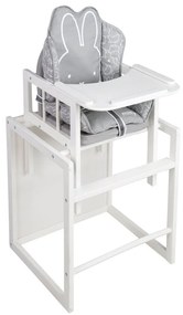 Sivá vložka do jedálenskej stoličky Miffy – Roba