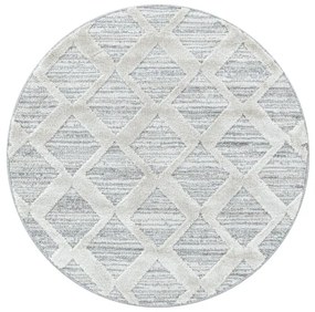 Ayyildiz Kusový koberec PISA 4703, Okrúhly, Sivá Rozmer koberca: 120 cm KRUH