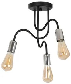 Stropná lampa DOW 8071 čierna