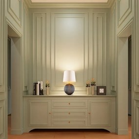 Argon 8538 - Stolná lampa HAMILTON 1xE27/15W/230V krémová/čierna