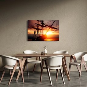 Obraz - Staroveká pirátska loď (90x60 cm)