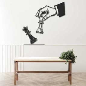 SENTOP | Elegantný dvojdielny obraz šachový dizajn -  ŠACHMAT | SENTOP PR0435 plywood
