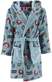 Detský / chlapčenský coral fleece župan s kapucňou Paw Patrol - Marshall, EU 98 Modrá