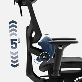 Kancelárska stolička Expert 8.7 Black Mesh