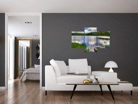 Obraz - Malebná dedina (90x60 cm)