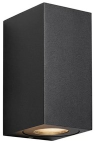 Nordlux - Vonkajšie nástenné svietidlo CANTO 2xGU10/28W/230V IP44 čierne