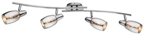 Globo 54986-4 - Bodové svietidlo CARSON 4xE14/40W/230V