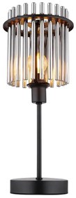 Globo 15698T - Stolná lampa GORLEY 1xE14/40W/230V pr. 15 cm čierna