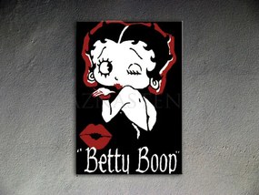 Ručne maľovaný POP Art obraz Betty Boop