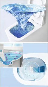 Geberit Geberit, závesný set pod omietku Duofix Delta + závesná WC misa Desna s toaletným sedadlom z duroplastu, Vortex splachovanie, biela lesklá, LAV-SETDESNAGEB