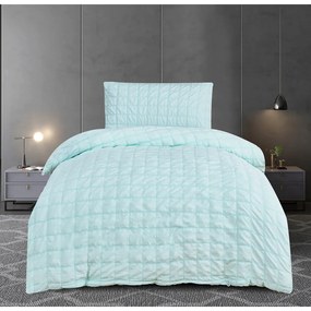 Krepové obliečky na jednolôžko v mentolovej farbe 140x200 cm Naomi – My House