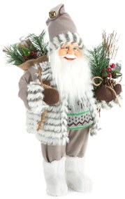 VIANOČNÁ FIGÚRKA SANTA 40 CM BIELA