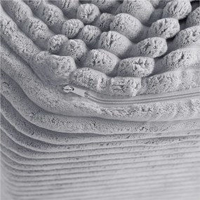 Detské ergonomické kreslo MOONI – sivá Lamell, prémiový manšester