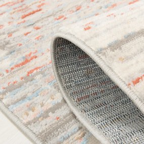 TA Koberec G501C BIELY/LOSOSOVÝ PORTLAND HIK Rozmer: 80x150 cm