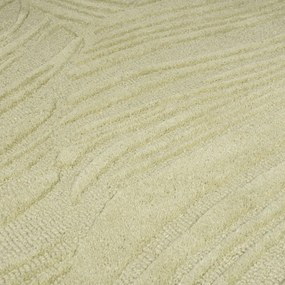 Zelený vlnený okrúhly koberec ø 160 cm Lino Leaf – Flair Rugs