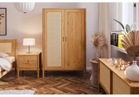 Šatníková skriňa z dubového dreva 108x175 cm Pola - The Beds