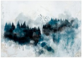 Samolepiaca tapeta padajúca hmla na les - Painted Mountains