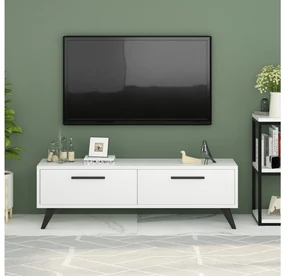TV stolík/skrinka Mesa (biela). Akcia -22%. Vlastná spoľahlivá doprava až k Vám domov. 1102352