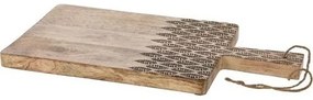 Krájacia doštička z mangového dreva Kalei, 23 x 2,5 x 43 cm