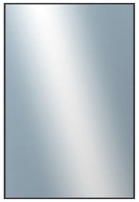 DANTIK - Zrkadlo v rámu, rozmer s rámom 80x160 cm z lišty Hliník čierna (7003021)