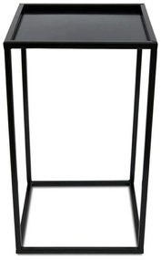 STOJAN NA KVETINÁČ SIMPLE 40X24X24 CM ČIERNA