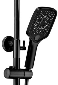 Rea Rob, sprchový set s termostatickou batériou a bidetovou spŕškou, čierna matná, REA-P6627
