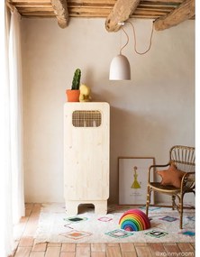 Krémový prateľný ručne tkaný bavlnený koberec 140x200 cm Kaarol – Lorena Canals