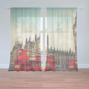 Sablio Záclony Londýn: 2ks 150x250cm