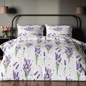 Krepové bavlnené obliečky Homa TORRY LAVENDER 2-dielna sada 140x200 cm