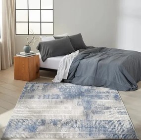 Koberec CALVIN KLEIN TRANSITIONS GREY / BLUE