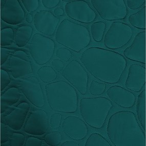 Tyrkysový prehoz na posteľ STONE Rozmer: 200 x 220 cm