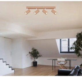 Globo 57911-4P - Bodové svietidlo ROBBY 4xGU10/35W/230V oranžová