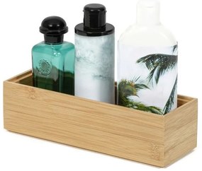 Organizér Compactor Bamboo Box 22,5 x 7,5 x 6,5 cm, prírodné drevo