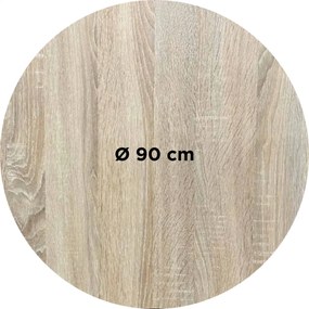 COMPACT 12 SONAMA LIGHT - STOLOVÁ DOSKA Ø90 cm