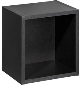 Koupelnová sestava Nova Oak Wiki se skříňkami a umyvadlem 60 cm dub evoke/černá