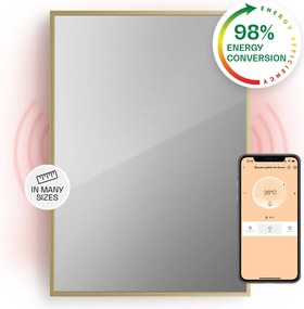 Klarstein La Palma 750 smart, infračervený ohrievač 2 v 1, 85 x 60 cm, 750W, zrkadlová predná časť