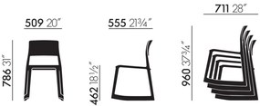 Vitra Stolička Tip Ton RE, deep black