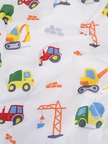 Bavlnená obliečka na vankúš Renforcé 40 × 60 cm - Autá