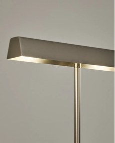 Stojacia lampa v striebornej farbe (výška 121 cm) Lynor – Kave Home