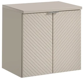 Závěsná skříňka Viva Cashmere s deskou 60 cm kašmírová