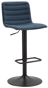 Barová stolička s nastaviteľnou výškou v petrolejovo-čiernej farbe (výška sedadla 61 cm) Malia – Mauro Ferretti