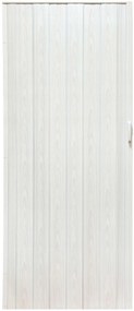 Skladacie dvere 004 04 biely dub - 80 cm