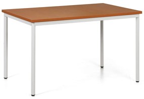 Jedálenský stôl TRIVIA, sivá podnož, 1200 x 800 mm, čerešňa